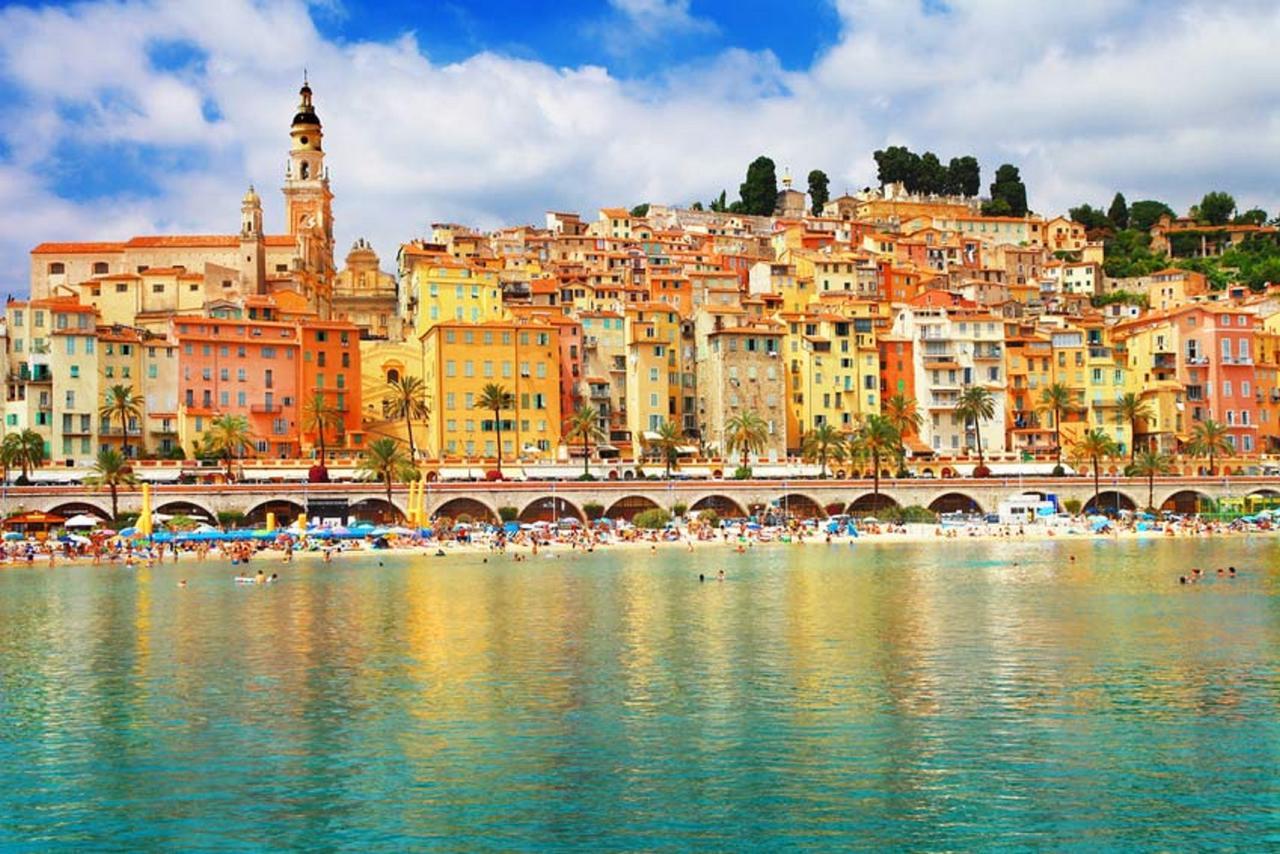 Les Mimosas Bed and Breakfast Menton Exterior foto
