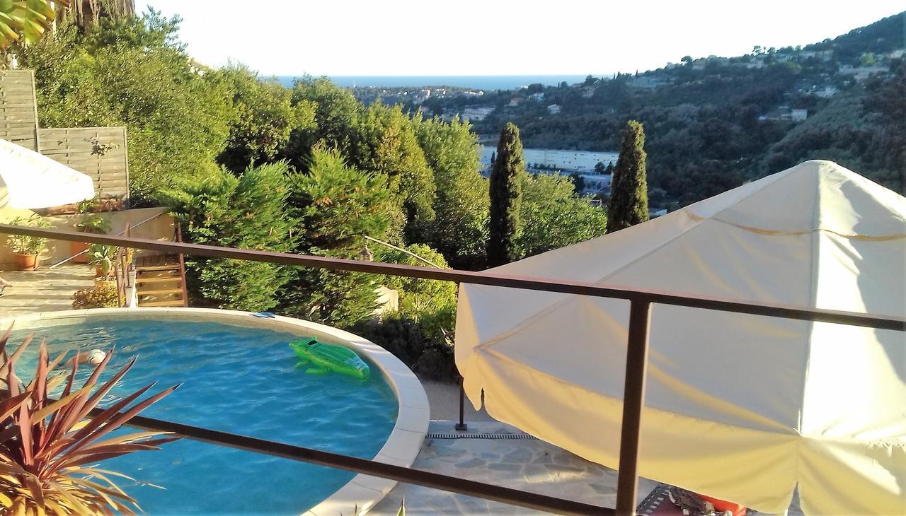 Les Mimosas Bed and Breakfast Menton Exterior foto